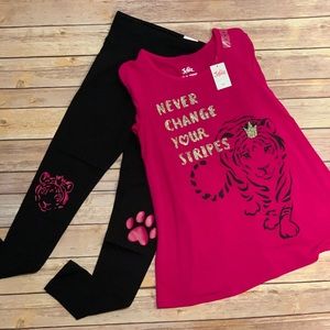 Justice tunic and leggings